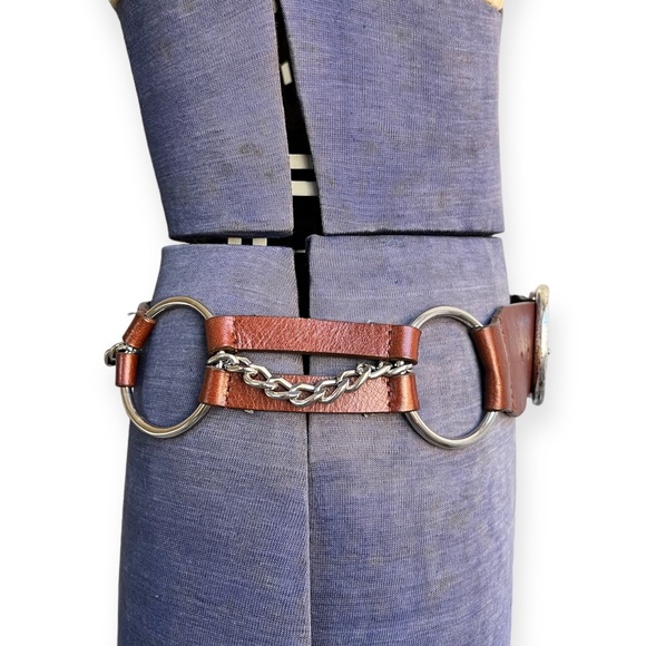 Michael Kors Leather Chain Belt main image 5